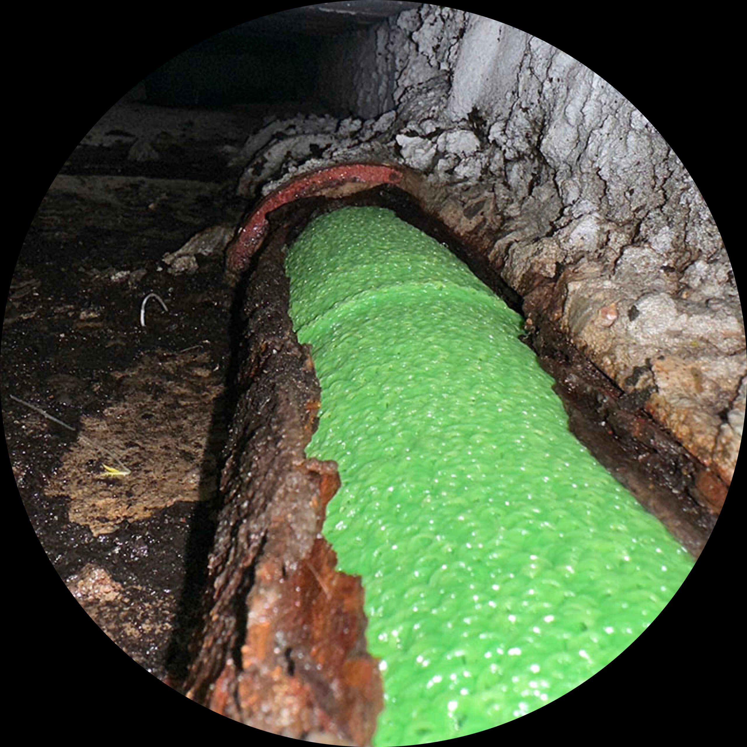 chemisage collecteur en fonte