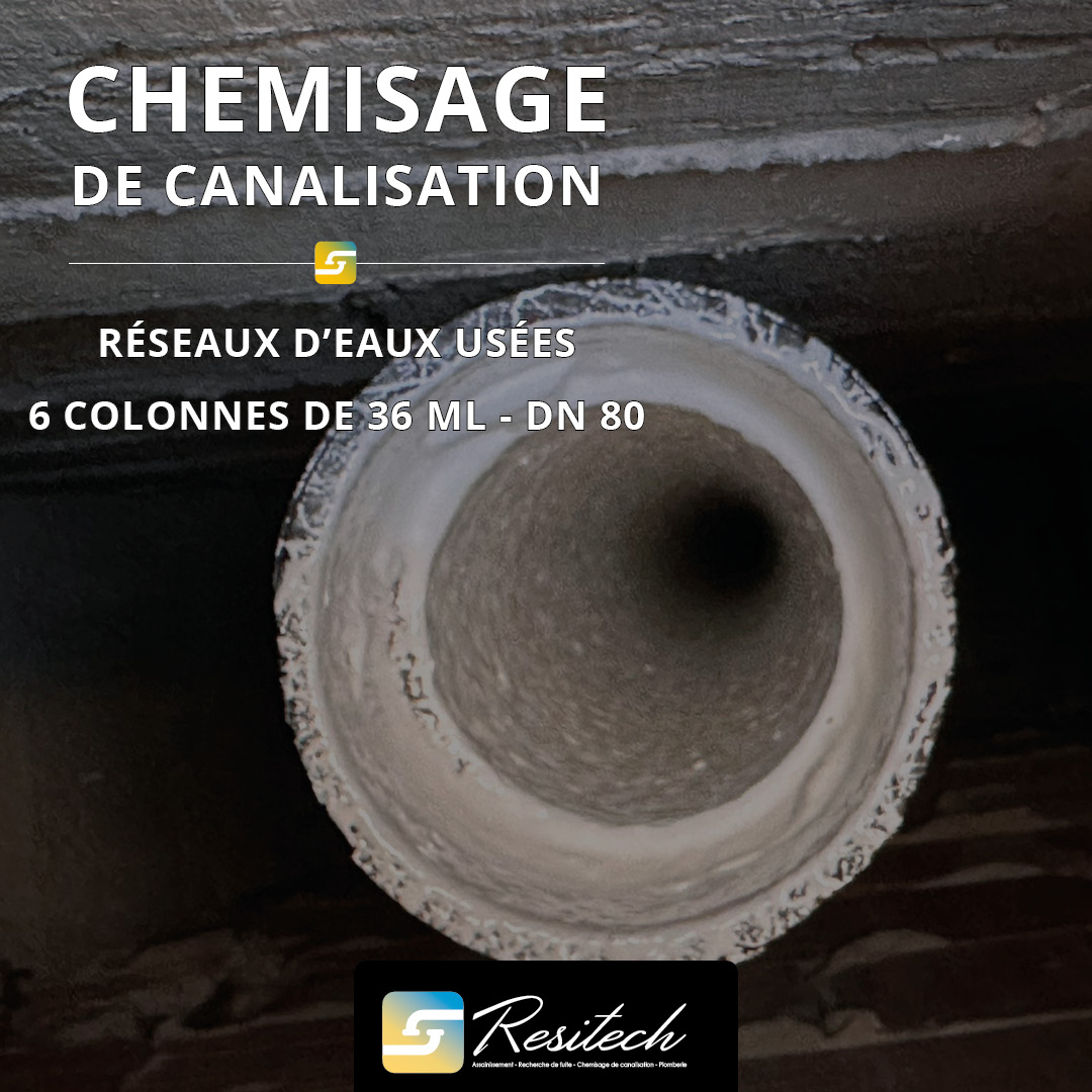 Chemisage de colonnes dans le var